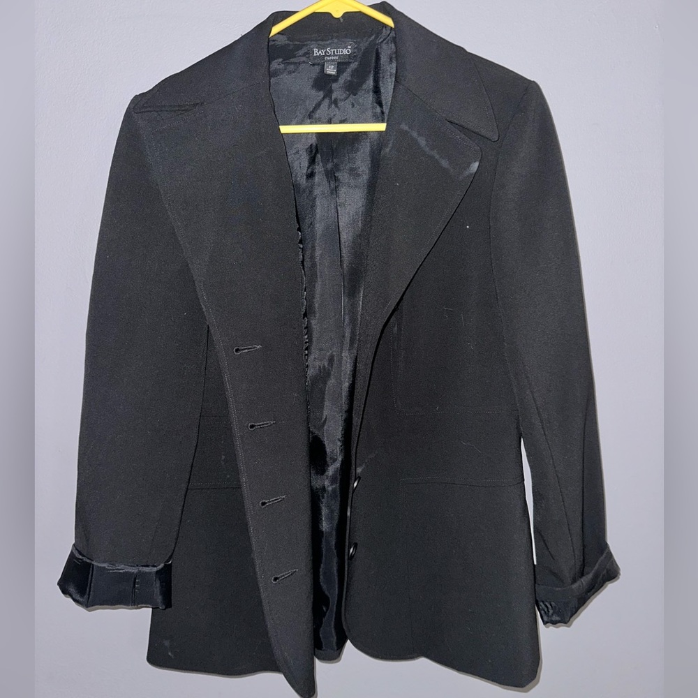 Black suit jacket